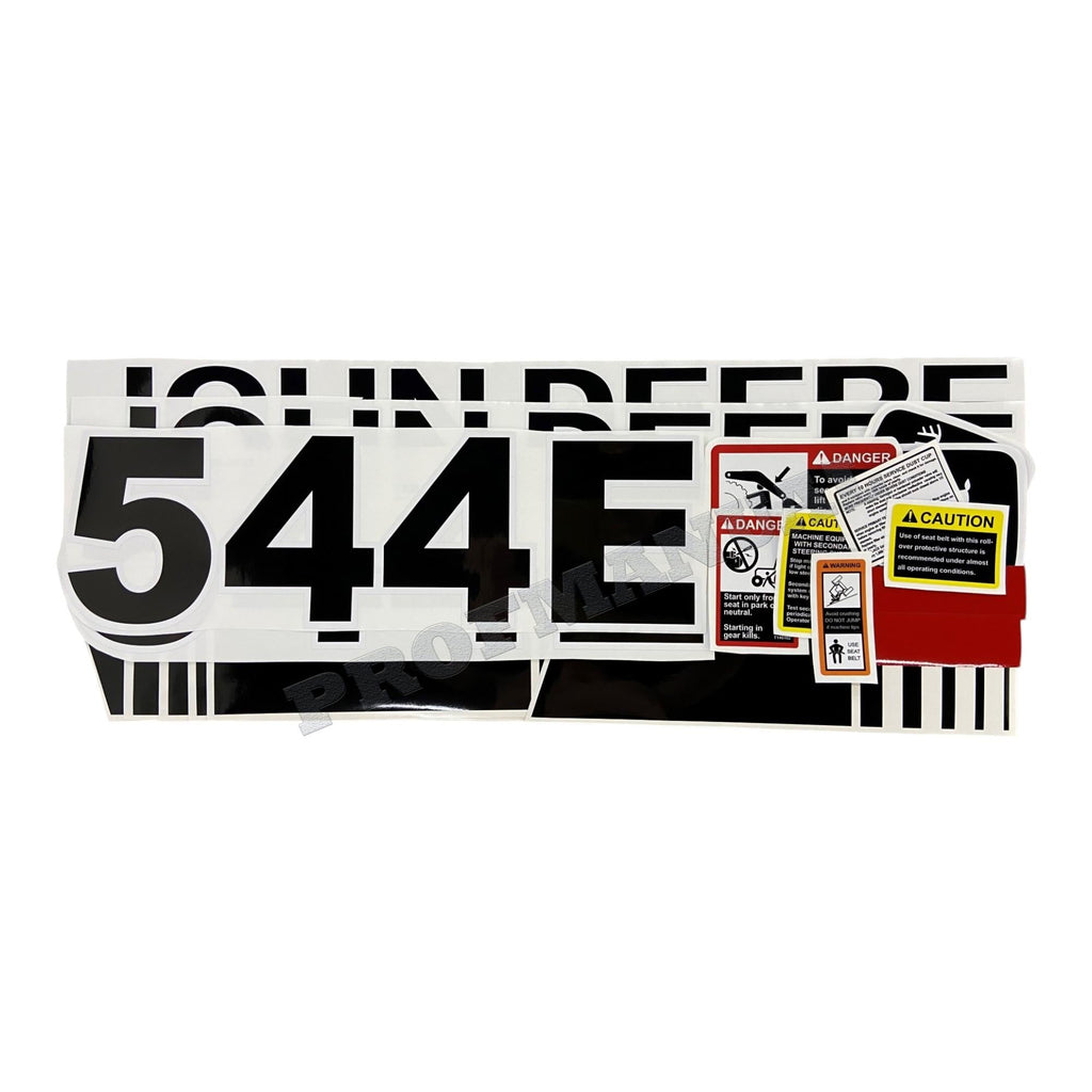 Decal Set for John Deere 544E Loader Vinyl Sticker