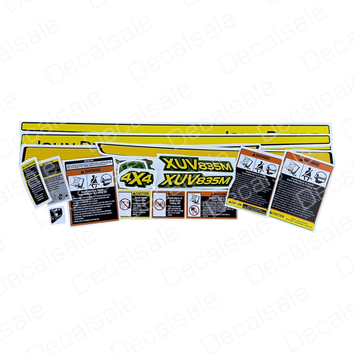 XUV835M Gator Laminated Decal Kit for John Deere