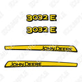 New Laminated Decal Set for John Deere 3032E Tractor Hood Vinyl New Sticker Kit