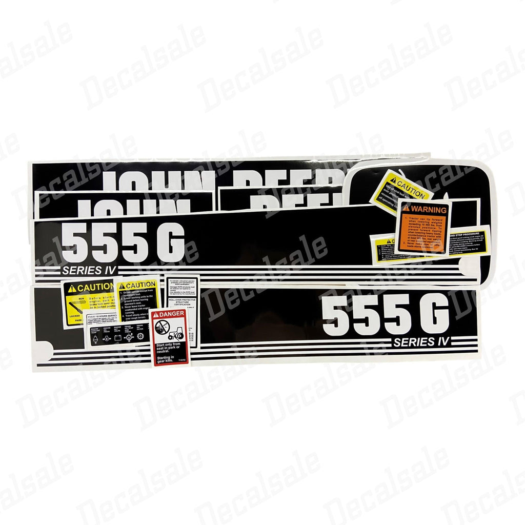 Decal Set for John Deere 555G Dozer Vinyl Sticker