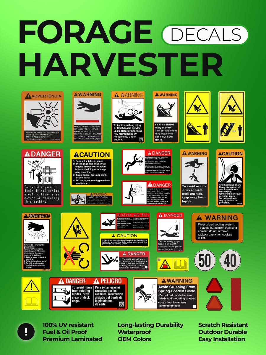 1263 Forage Harvester Decal Kit for John Deere