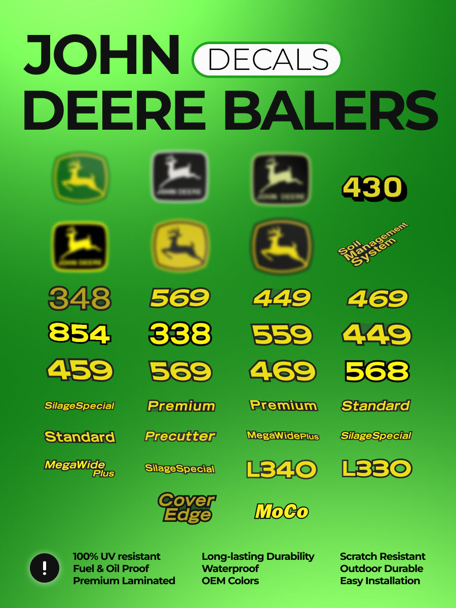 Decal Set for John Deere 569 Baler